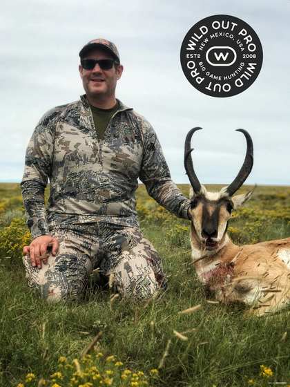 Pronghorn antelope taken on a guided New Mexico hunt with Wild Out Pro