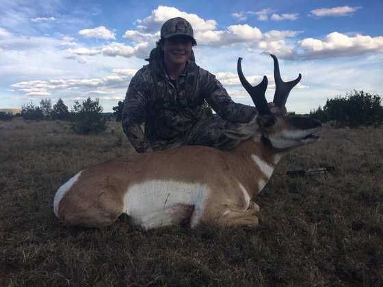 Pronghorn antelope taken on a guided New Mexico hunt with Wild Out Pro