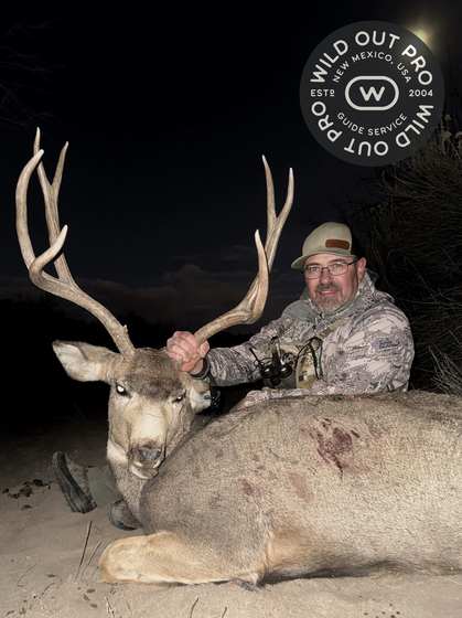 Mule deer and coues deer taken on guided New Mexico hunts with Wild Out Pro