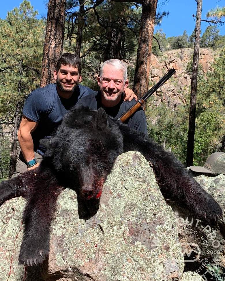 Black bear taken behind hounds in New Mexico with Wild Out Pro